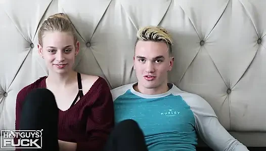 Hilly billy fickt heiße college-blonde freundin