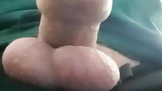 Student teases new subscribers with his balls and sweet cock