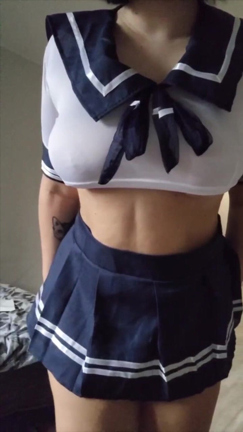 Naughty girl in sexy lingerie wants to be touched