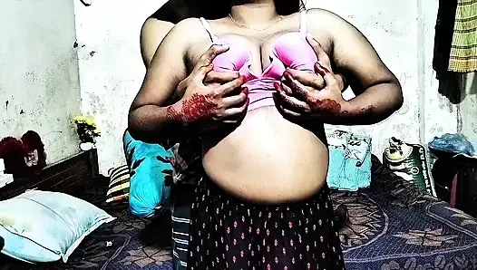 I fucked my desi bhabhi very hard. I squeezed her big breasts.. Part 1