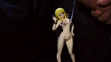 Lucy Heartfilia figure bukkake 2