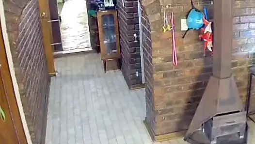 Blond girl geting som