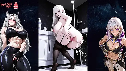 2d hentai compilation with dirty bitch Blonde