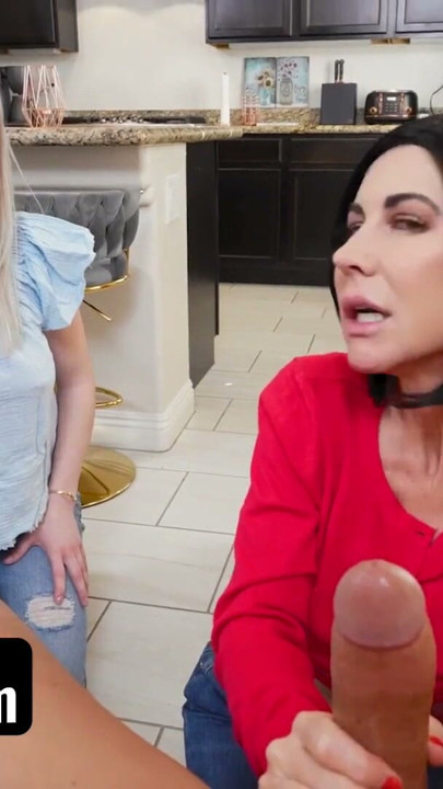 Stepmom Is Disgusted To See Her Stepson's Dick Inside Her Best Friend's Mouth - PervMom | Clip 1