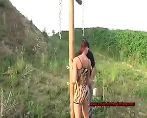 crucified women -modell sunny