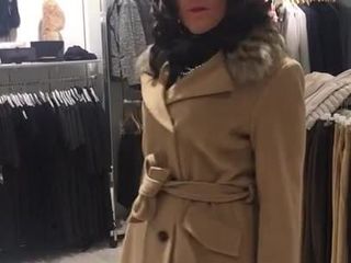 Comprando um casaco de inverno