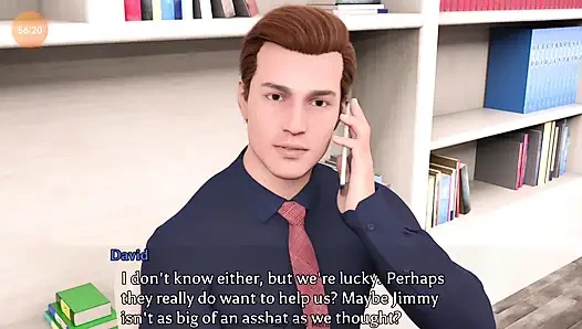 Eine perfekte ehe # 8 Chris und Anne chatten im bett.