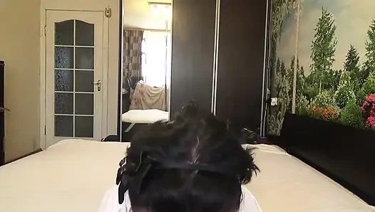 Kate menggodamu sambil bugil dan jilat toilet