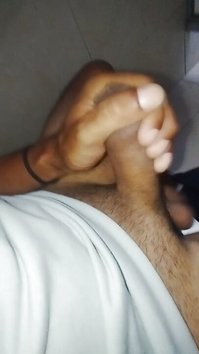 Caressing the Beautiful Cock in the Public Bathroom