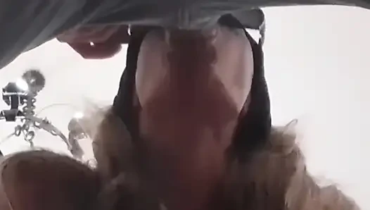 MILF Sucks Cock with a Cum Explosion in Her Mouth
