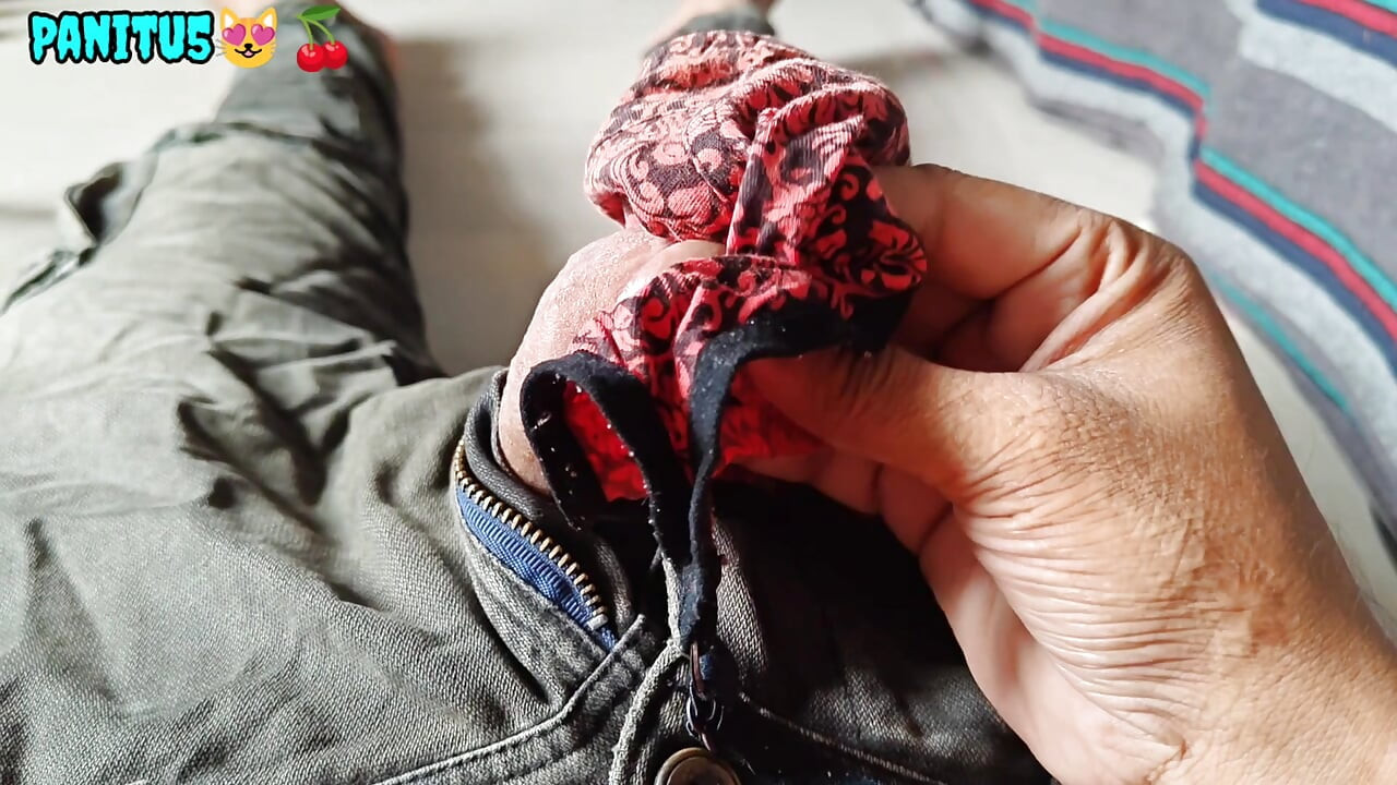 Indian very cute and beautiful shemale jerking his dick