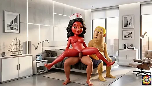 Spät in der nacht mit der Krankenschwester - AI Hentai ASMR