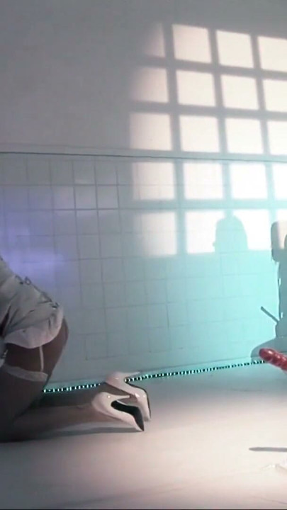 Blondie in a straightjacket has threesome with two doctors | Clip 3