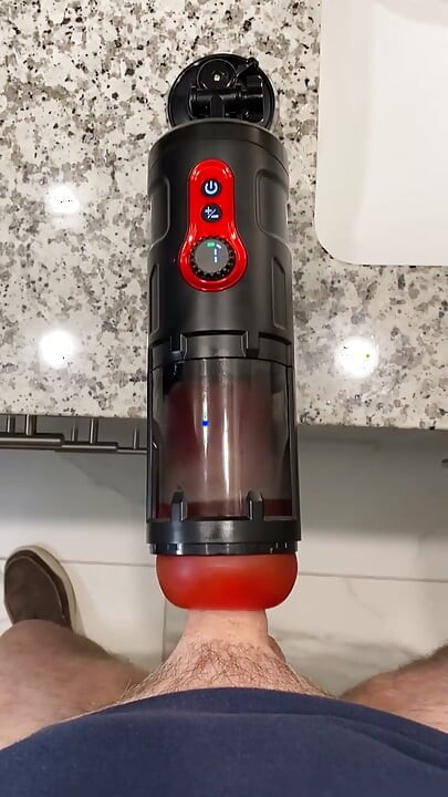 Red Spinning Toy Makes me Cum Twice!
