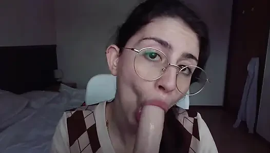 COUPLE HAVING SEX DILDO SUCKING CUM IN CONDOM DRINK MILK