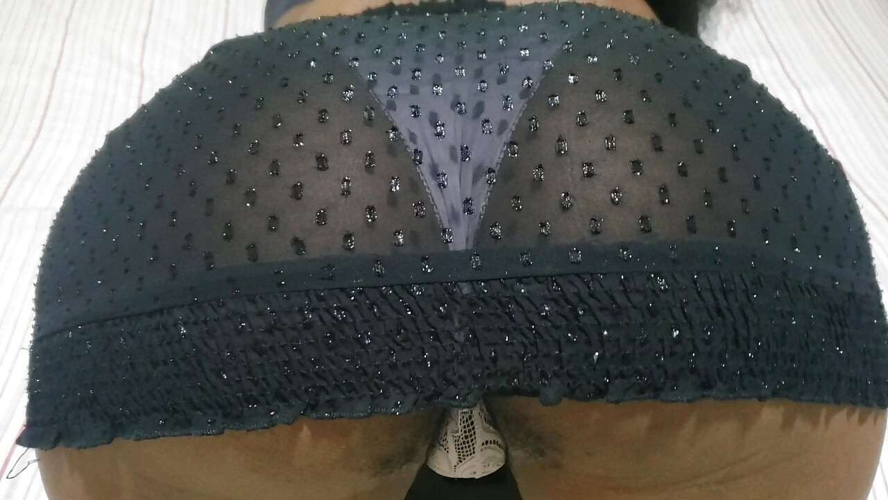 Hot Brunette petite babe in a Hot Dress with Panties to show her tight pussy