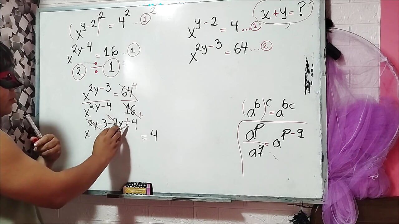 25 Álgebra: calcular x matemáticas sexuales