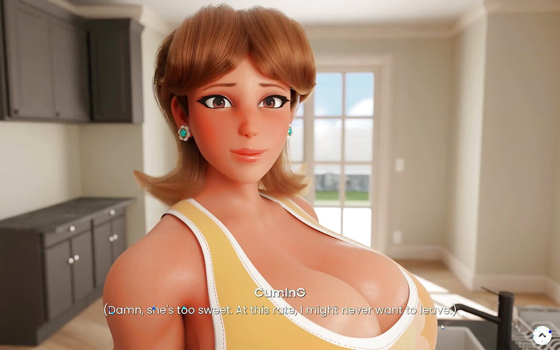 Mansion Days TABOO Hentai Game Ep.2 HATALMAS CSONTTAL fogta el mostohaanyám a konyhában!