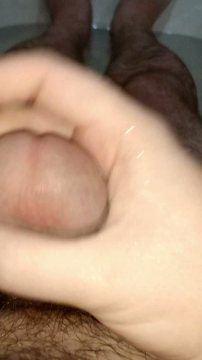 Bath Time Solo - Wet Jerk off in Shallow Water
