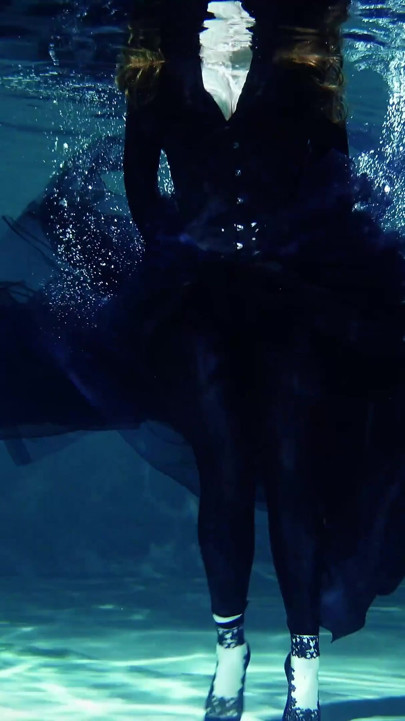 Underwater shooting - full backstage