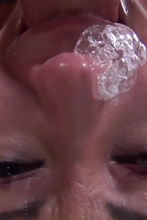 No gag reflex! Very rough deep throat & gagging face fuck with busty girl