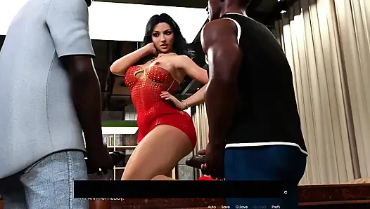 Milf Anna Having Threesome Sex with Two Black Guys Huge Cock And Anal Creampies