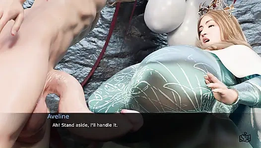 Sexy Blonde Königin Mit Riesigen Möpsen, Tittenfick Von Einem Botenjungen Gefickt Und Ins Gesicht Gespritzt