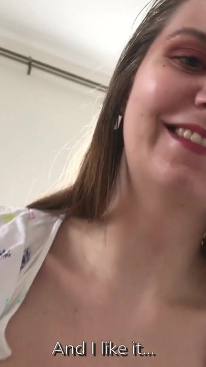 The step sister got excited by her hot fantasies and wanted to suck her step brother's dick - Lovessie | Clip 1