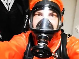 Drager workmaster hazmat suit com scba