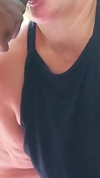 Thrilling moment from "bbw neighbor giving me head in the woods"