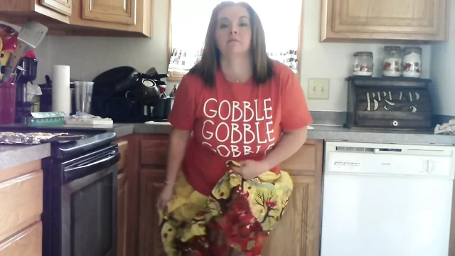 Sexy BBW Thanksgiving Step Mom Bakes Cookies