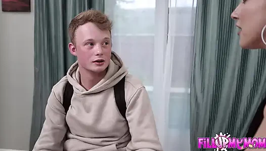 FILL UP MY MOM - Big Booty Stepmom Wants Creepy Stepson To Get Her Pregnant