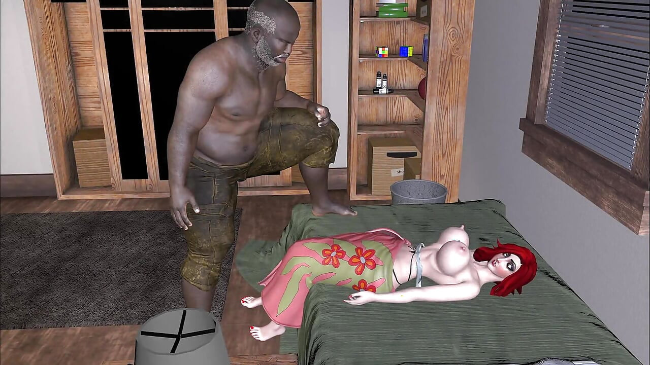 Bigtits Redhead Mistress Fucked and Bred by a BBC Oldman