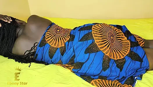 The Queen of Lagos, thick ass, beautiful hairstyle and seductive in front of a big cock