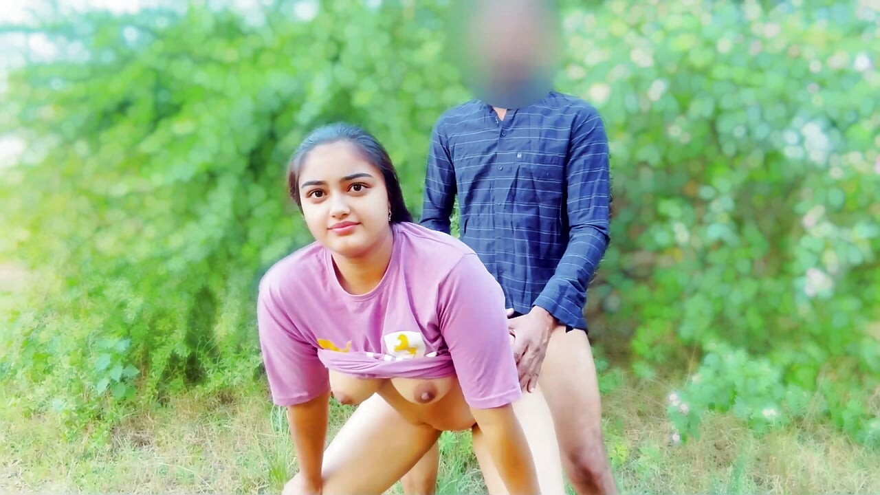 Desi village girl suman making love in forest and fuck her tight pussy in jungle viral