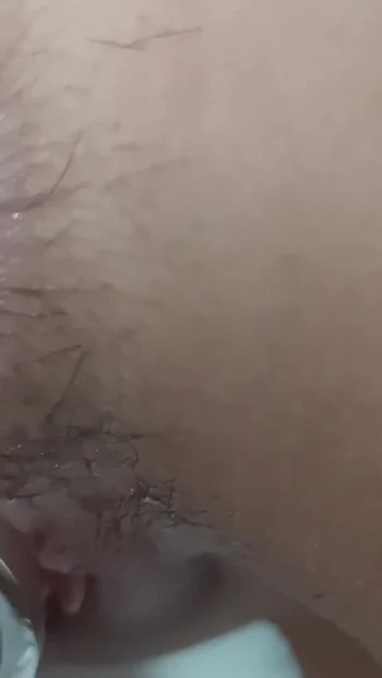 Thrilling moment from "Homemade anal training and pussy insertion close ups of sexy french milf"