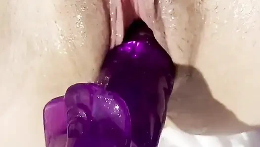 Woman Fountain Fister Around Her Pool