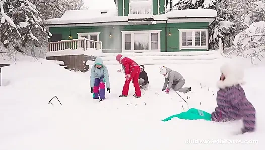 Frosty Sweethearts part 3 at ClubSweethearts