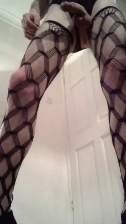 stockings pre cum