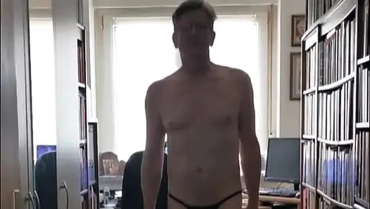 He took off his skimpy panties