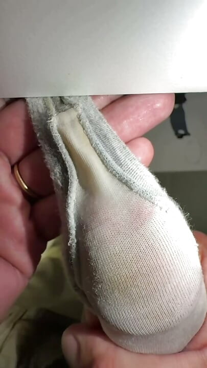 She left her wet panties for me and asked kindly to fill out with cum
