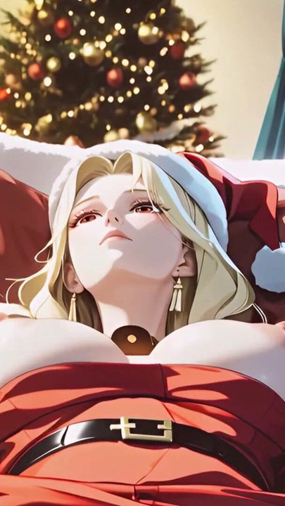 Ξανθιά Χριστούγεννα Baddie αγαπά μεγάλο πουλί δώρα | Κλιπ 1