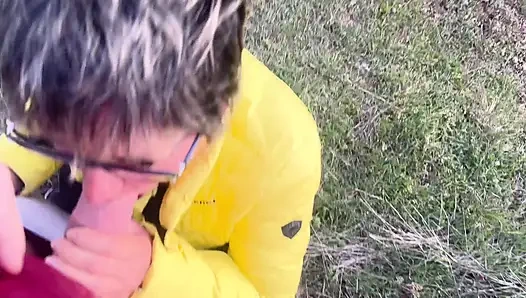 The Anal Granny Outdoors!!!