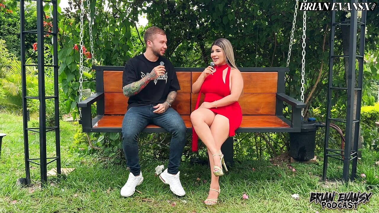 Blonde Colombian Naty Delgado has a podcast that ends with outdoor sex - Brian Evansx