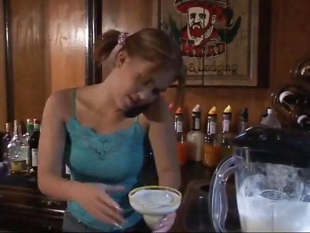 Teen bartender pounded hard