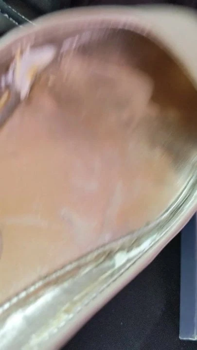 Shoefuck cum in friends shoe aftermath