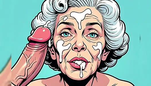 Vintage Cartoon Style Facials