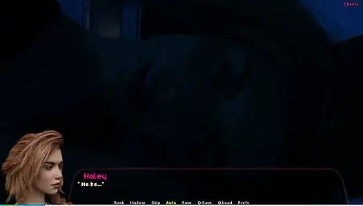 Haley Story #12 - Haley gave Johannes a blowjob. Hayley, Mr Andrew and Johannes went out and Johannes fucked Hayley hard