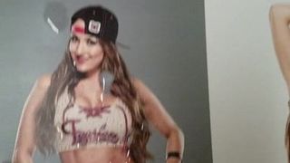WWE Nikki Bella, трибьют спермы для 3