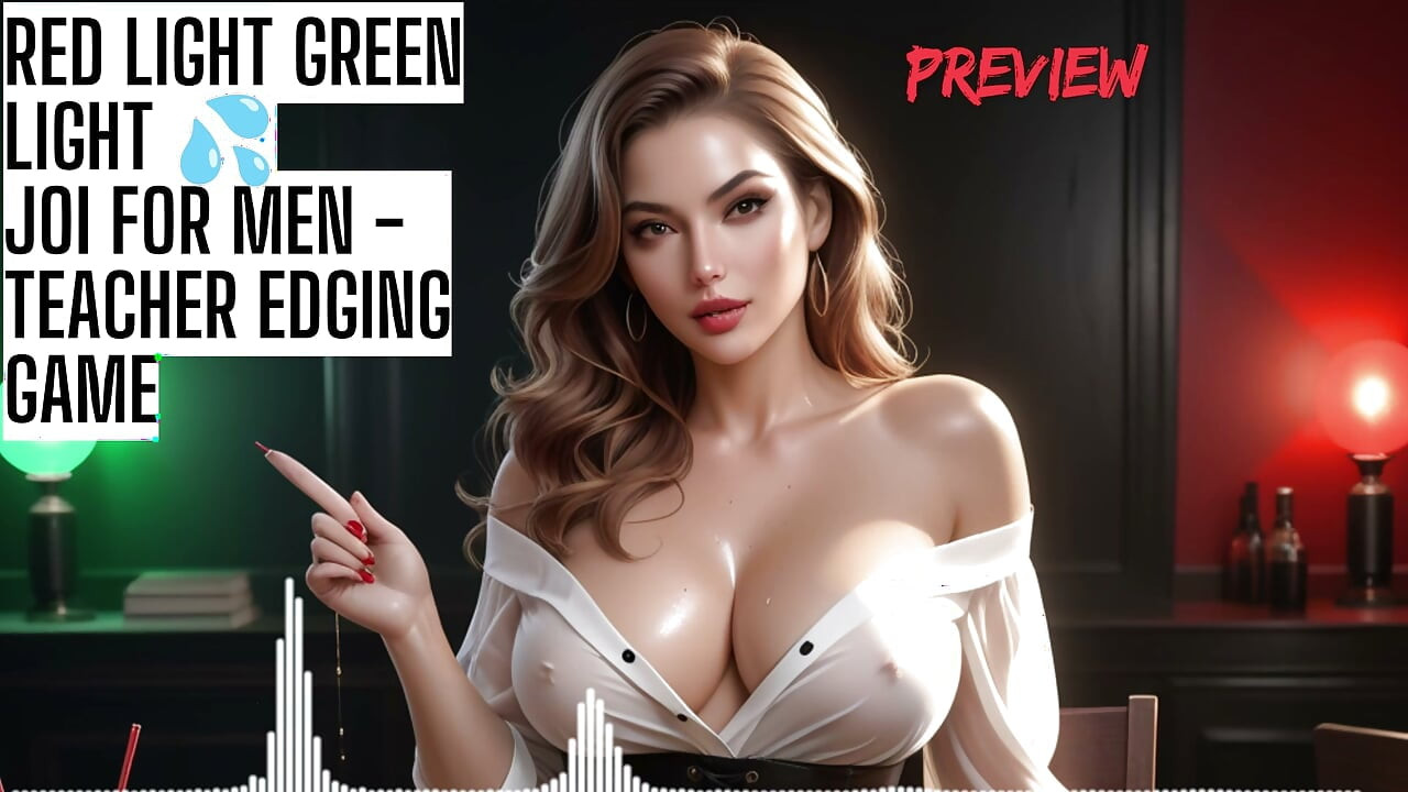 Luz Vermelha Luz Verde JOI Jogo de Parar e Começar ASMR HFO JOI Áudio Erótico para Homens)